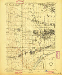 Riverside Illinois Historical topographic map, 1:62500 scale, 15 X 15 Minute, Year 1901