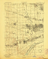 Riverside Illinois Historical topographic map, 1:62500 scale, 15 X 15 Minute, Year 1901