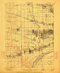 Riverside Illinois Historical topographic map, 1:62500 scale, 15 X 15 Minute, Year 1901