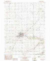 Roanoke Illinois Historical topographic map, 1:24000 scale, 7.5 X 7.5 Minute, Year 1983