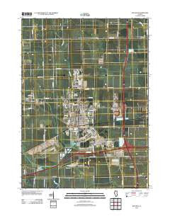 Rochelle Illinois Historical topographic map, 1:24000 scale, 7.5 X 7.5 Minute, Year 2012