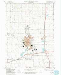 Rochelle Illinois Historical topographic map, 1:24000 scale, 7.5 X 7.5 Minute, Year 1993