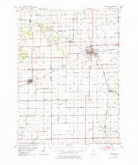 Rochelle Illinois Historical topographic map, 1:62500 scale, 15 X 15 Minute, Year 1952