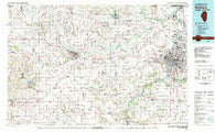 Rockford Illinois Historical topographic map, 1:100000 scale, 30 X 60 Minute, Year 1981