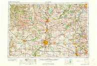 Rockford Illinois Historical topographic map, 1:250000 scale, 1 X 2 Degree, Year 1963