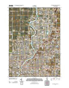 Rockford North Illinois Historical topographic map, 1:24000 scale, 7.5 X 7.5 Minute, Year 2012