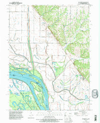 Rockport Illinois Historical topographic map, 1:24000 scale, 7.5 X 7.5 Minute, Year 1991