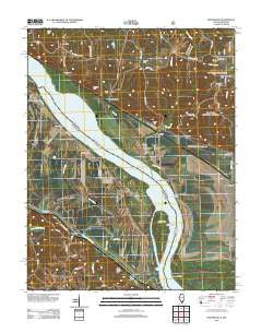 Rockwood Illinois Historical topographic map, 1:24000 scale, 7.5 X 7.5 Minute, Year 2012