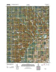 Rome Illinois Historical topographic map, 1:24000 scale, 7.5 X 7.5 Minute, Year 2012