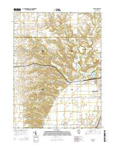 Rome Illinois Current topographic map, 1:24000 scale, 7.5 X 7.5 Minute, Year 2015