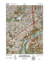Romeoville Illinois Historical topographic map, 1:24000 scale, 7.5 X 7.5 Minute, Year 2012