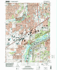 Romeoville Illinois Historical topographic map, 1:24000 scale, 7.5 X 7.5 Minute, Year 1998