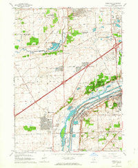 Romeoville Illinois Historical topographic map, 1:24000 scale, 7.5 X 7.5 Minute, Year 1962
