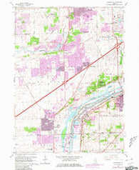 Romeoville Illinois Historical topographic map, 1:24000 scale, 7.5 X 7.5 Minute, Year 1962