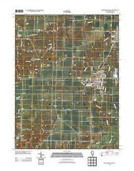 Roodhouse West Illinois Historical topographic map, 1:24000 scale, 7.5 X 7.5 Minute, Year 2012