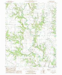 Rose Hill Illinois Historical topographic map, 1:24000 scale, 7.5 X 7.5 Minute, Year 1985