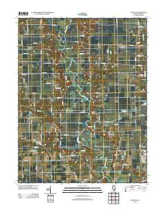 Rose Hill Illinois Historical topographic map, 1:24000 scale, 7.5 X 7.5 Minute, Year 2012