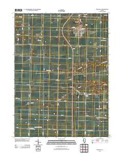 Roseville Illinois Historical topographic map, 1:24000 scale, 7.5 X 7.5 Minute, Year 2012