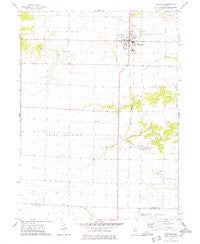 Roseville Illinois Historical topographic map, 1:24000 scale, 7.5 X 7.5 Minute, Year 1974