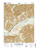 Rosiclare Illinois Current topographic map, 1:24000 scale, 7.5 X 7.5 Minute, Year 2015