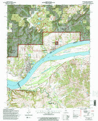Rosiclare Illinois Historical topographic map, 1:24000 scale, 7.5 X 7.5 Minute, Year 1996