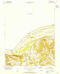 Rosiclare Illinois Historical topographic map, 1:24000 scale, 7.5 X 7.5 Minute, Year 1954
