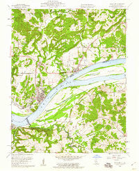 Rosiclare Illinois Historical topographic map, 1:24000 scale, 7.5 X 7.5 Minute, Year 1959