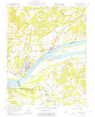 Rosiclare Illinois Historical topographic map, 1:24000 scale, 7.5 X 7.5 Minute, Year 1959