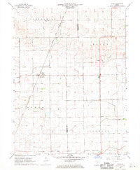 Royal Illinois Historical topographic map, 1:24000 scale, 7.5 X 7.5 Minute, Year 1968