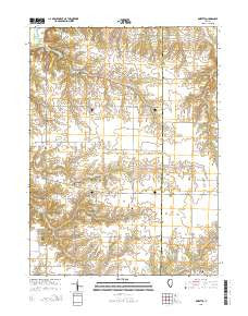 Rozetta Illinois Current topographic map, 1:24000 scale, 7.5 X 7.5 Minute, Year 2015