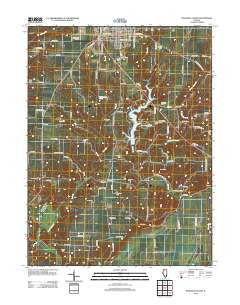 Rushville South Illinois Historical topographic map, 1:24000 scale, 7.5 X 7.5 Minute, Year 2012