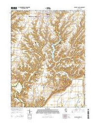 Rushville South Illinois Current topographic map, 1:24000 scale, 7.5 X 7.5 Minute, Year 2015