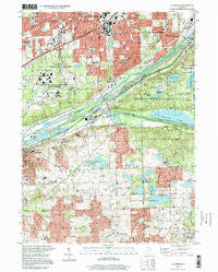 Sag Bridge Illinois Historical topographic map, 1:24000 scale, 7.5 X 7.5 Minute, Year 1997