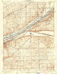 Sag Bridge Illinois Historical topographic map, 1:24000 scale, 7.5 X 7.5 Minute, Year 1928
