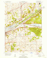 Sag Bridge Illinois Historical topographic map, 1:24000 scale, 7.5 X 7.5 Minute, Year 1953