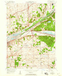 Sag Bridge Illinois Historical topographic map, 1:24000 scale, 7.5 X 7.5 Minute, Year 1953