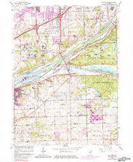 Sag Bridge Illinois Historical topographic map, 1:24000 scale, 7.5 X 7.5 Minute, Year 1963