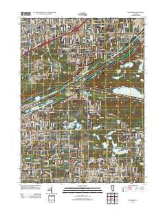 Sag Bridge Illinois Historical topographic map, 1:24000 scale, 7.5 X 7.5 Minute, Year 2012