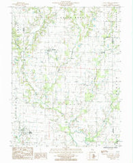 Sailor Springs Illinois Historical topographic map, 1:24000 scale, 7.5 X 7.5 Minute, Year 1985