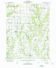 Sailor Springs Illinois Historical topographic map, 1:62500 scale, 15 X 15 Minute, Year 1953