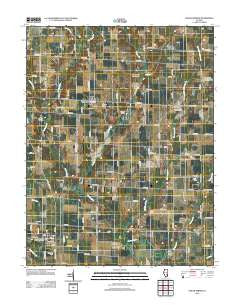 Sailor Springs Illinois Historical topographic map, 1:24000 scale, 7.5 X 7.5 Minute, Year 2012
