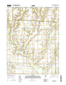Sailor Springs Illinois Current topographic map, 1:24000 scale, 7.5 X 7.5 Minute, Year 2015