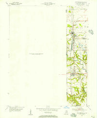 Saint Bernice Indiana Historical topographic map, 1:24000 scale, 7.5 X 7.5 Minute, Year 1951