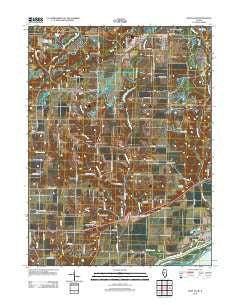 Saint David Illinois Historical topographic map, 1:24000 scale, 7.5 X 7.5 Minute, Year 2012