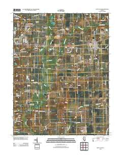 Saint Jacob Illinois Historical topographic map, 1:24000 scale, 7.5 X 7.5 Minute, Year 2012