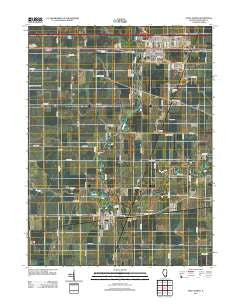 Saint Joseph Illinois Historical topographic map, 1:24000 scale, 7.5 X 7.5 Minute, Year 2012