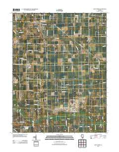 Saint Libory Illinois Historical topographic map, 1:24000 scale, 7.5 X 7.5 Minute, Year 2012