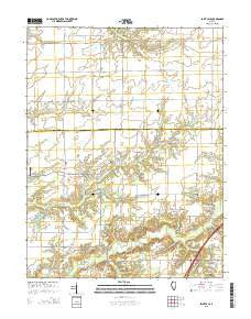 Saint Paul Illinois Current topographic map, 1:24000 scale, 7.5 X 7.5 Minute, Year 2015