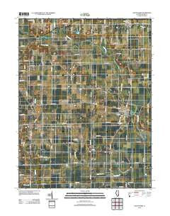 Sainte Marie Illinois Historical topographic map, 1:24000 scale, 7.5 X 7.5 Minute, Year 2012