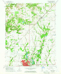 Salem North Illinois Historical topographic map, 1:24000 scale, 7.5 X 7.5 Minute, Year 1965